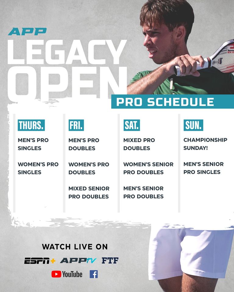 APP Legacy Open Schedule