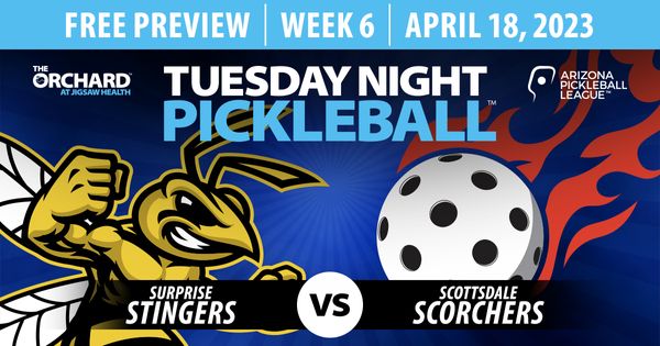 Week 6 Tuesday Night Pickleball with Arizona Pickleball League
